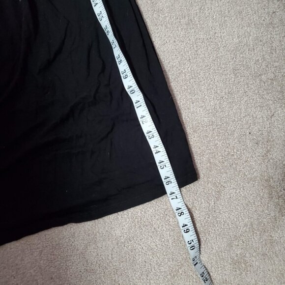 Torrid Supersoft Black Jersey Lounge Minimalist Stretch Goddess Midi Dress XL - Picture 4 of 8